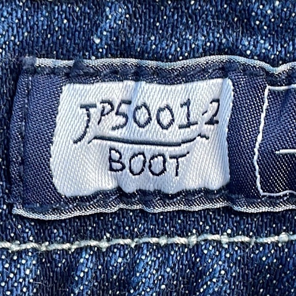 Miss Me Boot Cut Jeans Jeweled Rhinestone Bling Low Rise Y2K Sz 27 - Picture 6 of 14